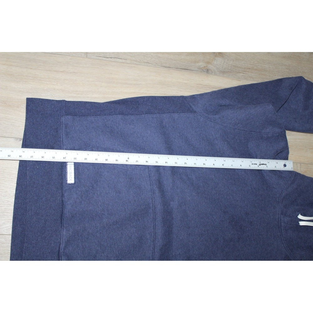 Rhoback Men's XXL Heather Navy Blue Pullover Hoodie Performance Fleece Cotton - Picture 6 of 7